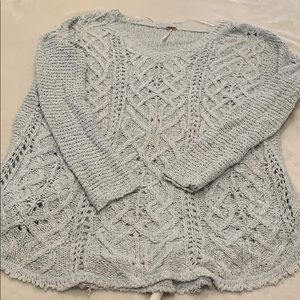 Free people light blue sweater